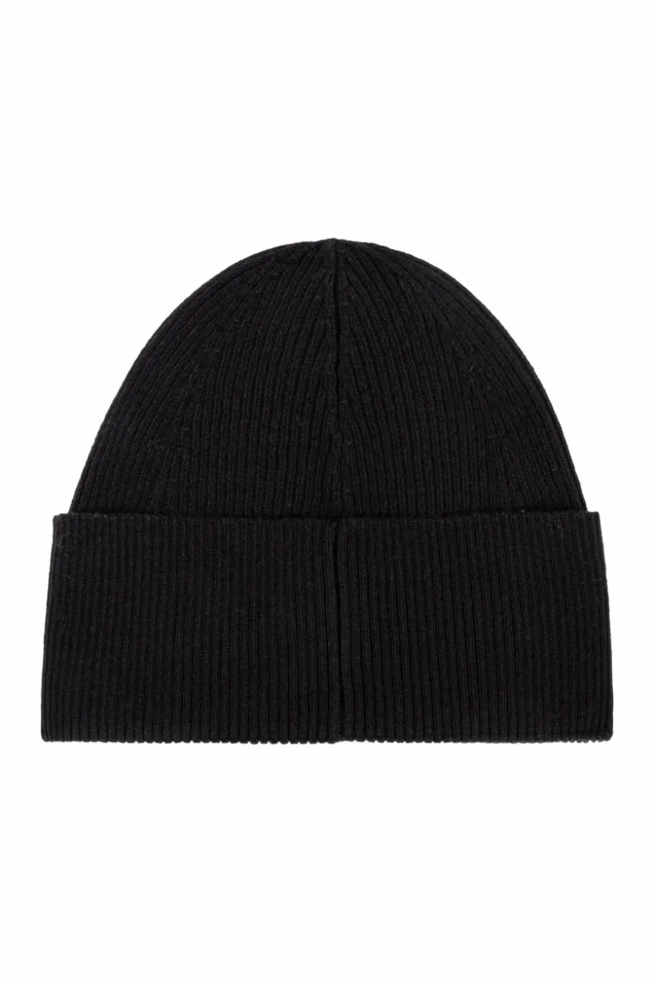 Saint Laurent CZARNY Czapka z naszywką z logo