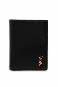 Saint Laurent CZARNY Etui na karty