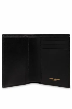Saint Laurent CZARNY Etui na karty