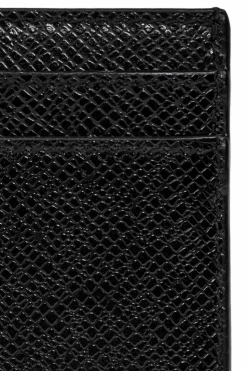 Saint Laurent CZARNY Etui na karty z logo
