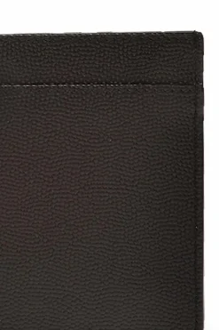 Saint Laurent CZARNY Etui na karty z logo