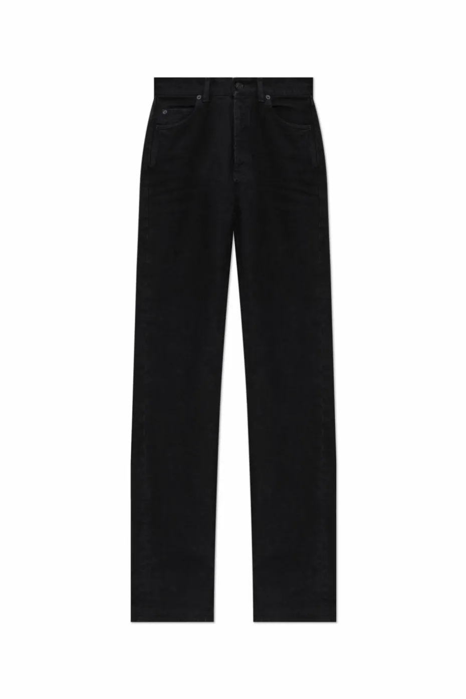 Saint Laurent CZARNY Jeansy z nogawkami o prostym kroju