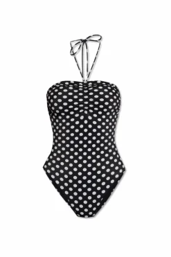 Saint Laurent CZARNY Jednoczęściowy kostium kąpielowy
