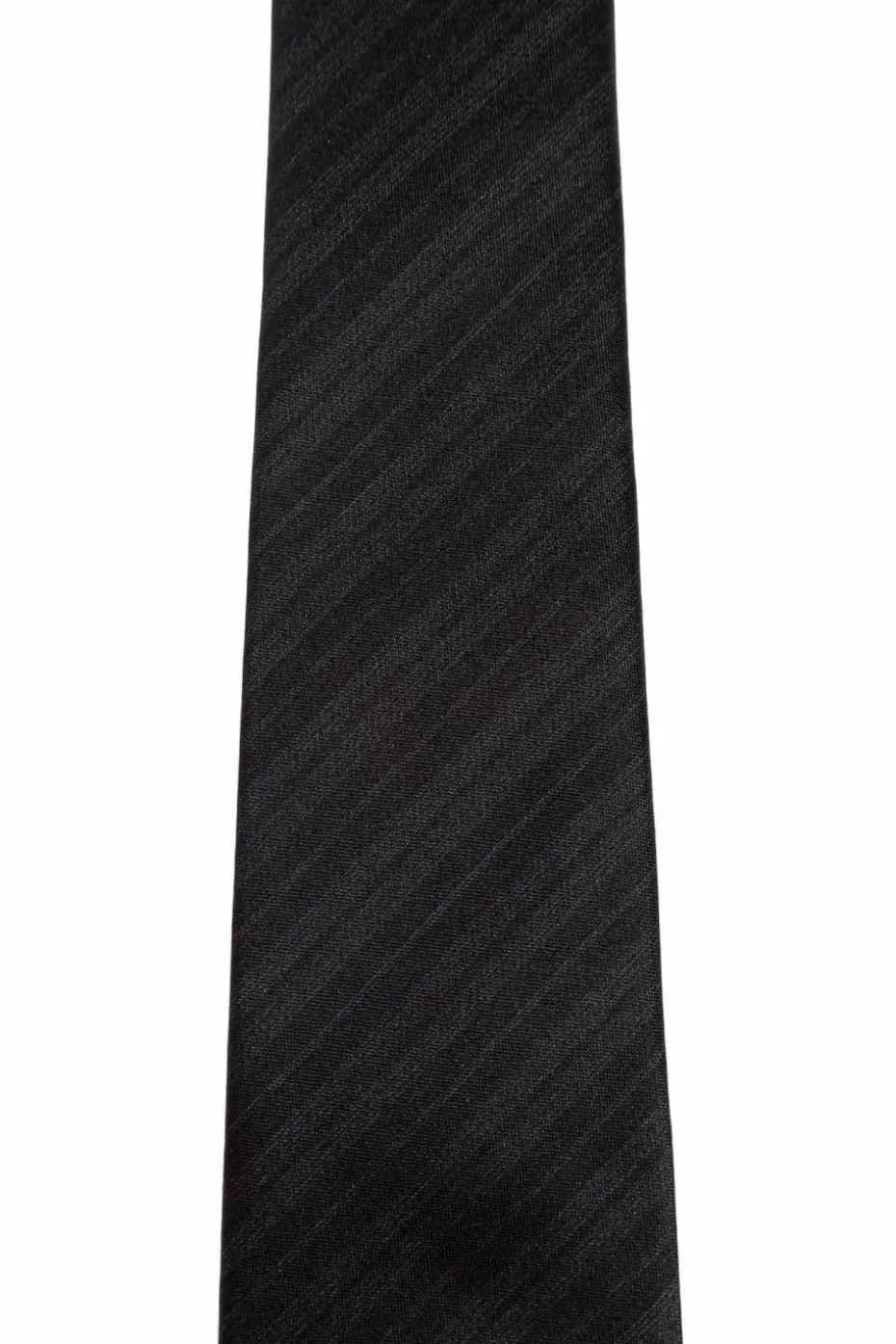 Saint Laurent CZARNY Jedwabny krawat