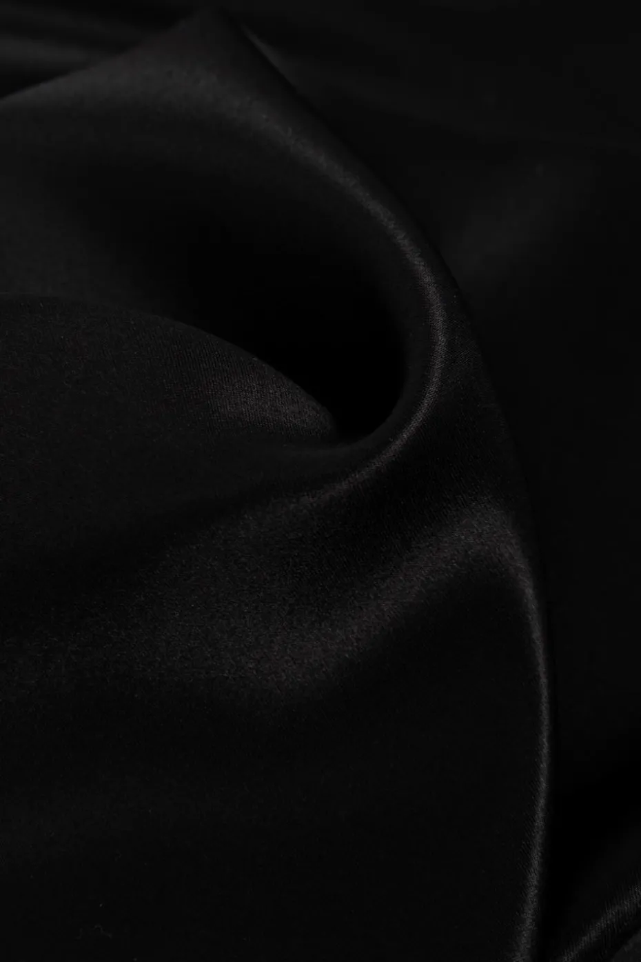 Saint Laurent CZARNY Jedweabny szal