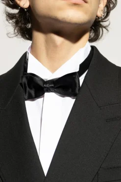 Saint Laurent CZARNY Jedwabna mucha