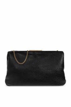 Saint Laurent CZARNY Kopertówka `Clutch Large`