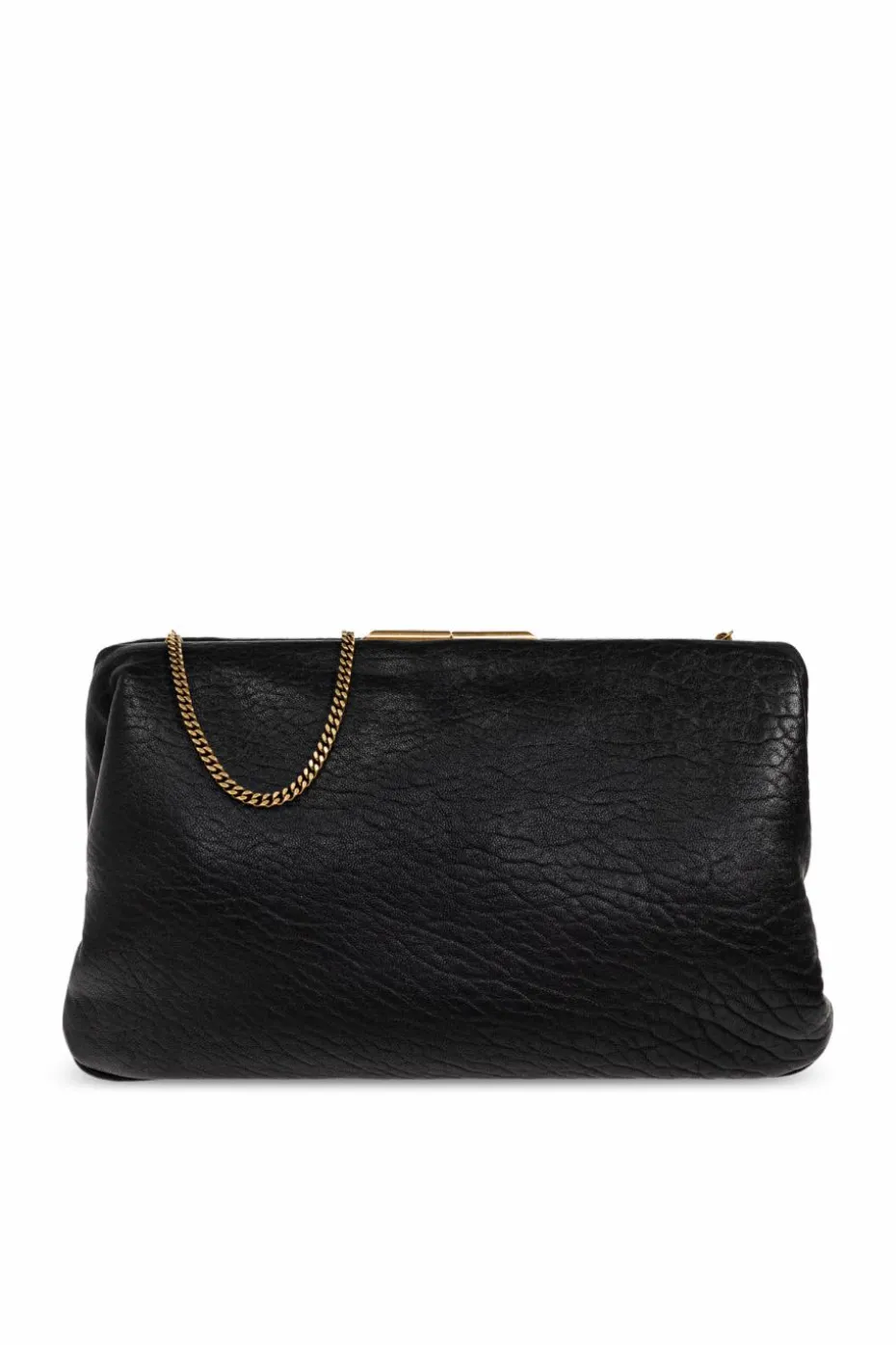 Saint Laurent CZARNY Kopertówka `Clutch Large`