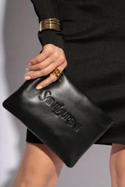 Saint Laurent CZARNY Kopertówka ‘Small Puffy’
