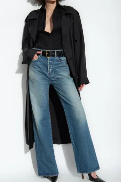 Saint Laurent CZARNY Koszula z kieszeniami