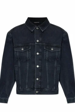 Saint Laurent CZARNY Kurtka jeansowa