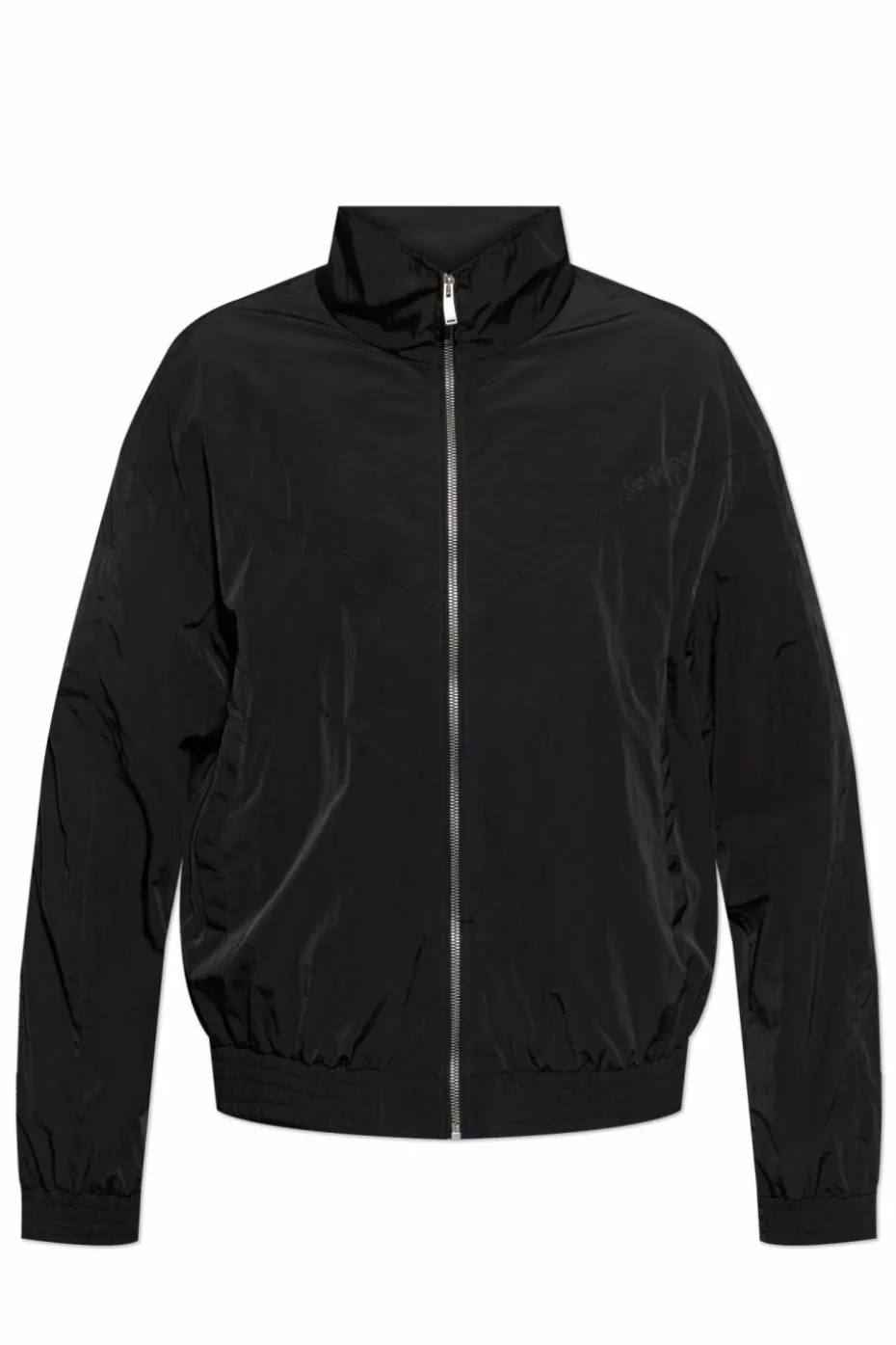 Saint Laurent CZARNY Kurtka z nadrukowanym logo