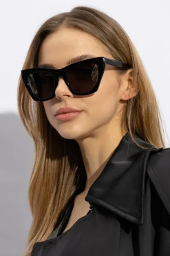 Saint Laurent CZARNY Okulary przeciwsłoneczne 'New Wave 214 Kate'