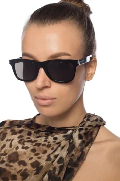 Saint Laurent CZARNY OKULARY PRZECIWSŁONECZNE