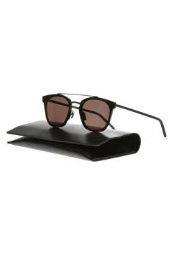 Saint Laurent CZARNY Okulary przeciwsłoneczne z logo