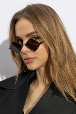 Saint Laurent CZARNY Okulary przeciwsłoneczne w dekoracyjnym kształcie
