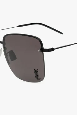 Saint Laurent CZARNY Okulary przeciwsłoneczne z logo ‘SL 312 M’