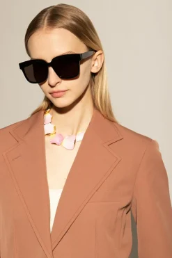 Saint Laurent CZARNY Okulary przeciwsłoneczne ‘Monogram SL M40’