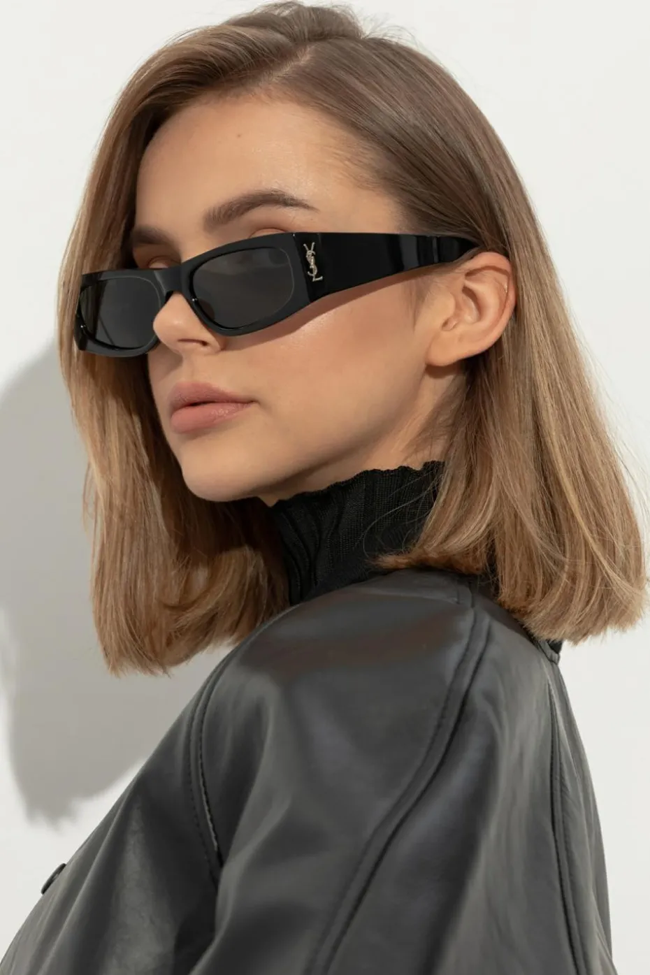 Saint Laurent CZARNY Okulary przeciwsłoneczne