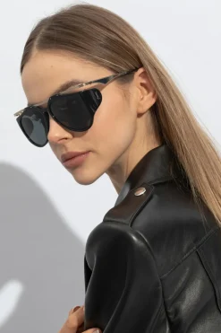 Saint Laurent CZARNY Okulary przeciwsłoneczne ‘SL M137 Amelia’