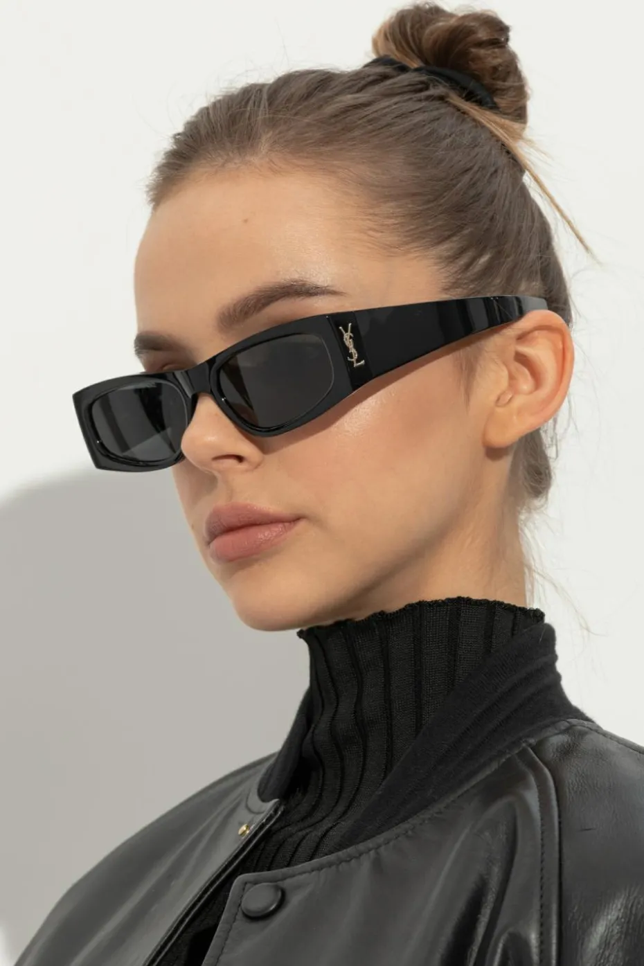 Saint Laurent CZARNY Okulary przeciwsłoneczne