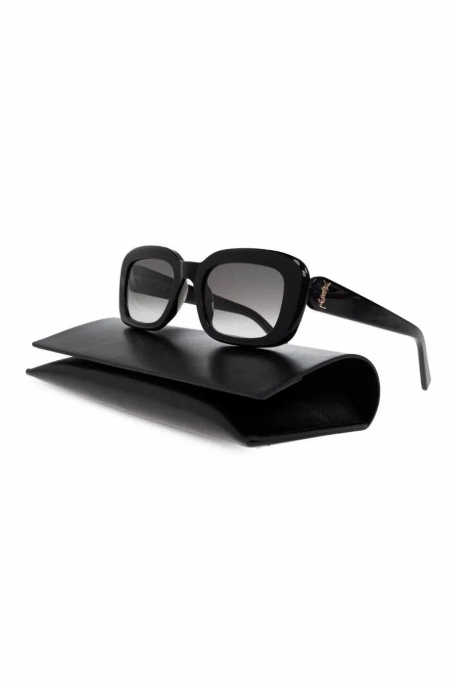 Saint Laurent CZARNY Okulary przeciwsłoneczne `SL M130`