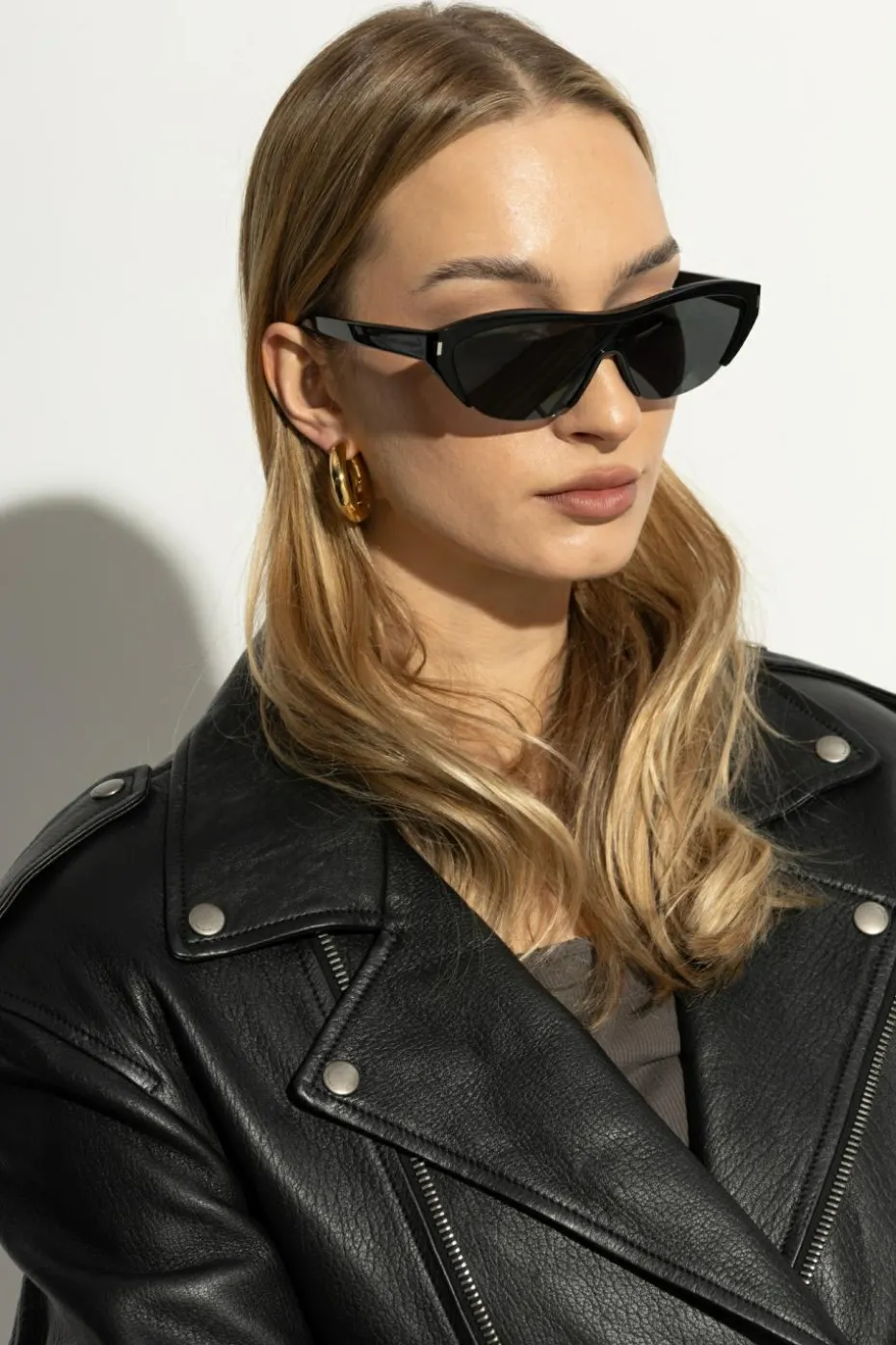 Saint Laurent CZARNY Okulary przeciwsłoneczne `SL 704`