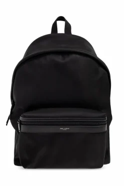 Saint Laurent CZARNY Plecak ‘City’