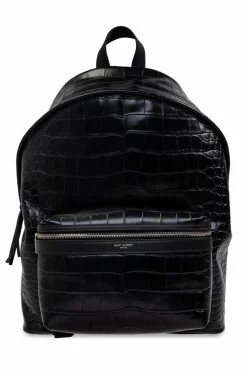 Saint Laurent CZARNY Plecak ‘City’