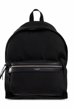 Saint Laurent CZARNY Plecak `City`