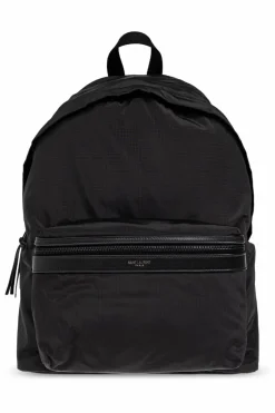 Saint Laurent CZARNY Plecak `City`