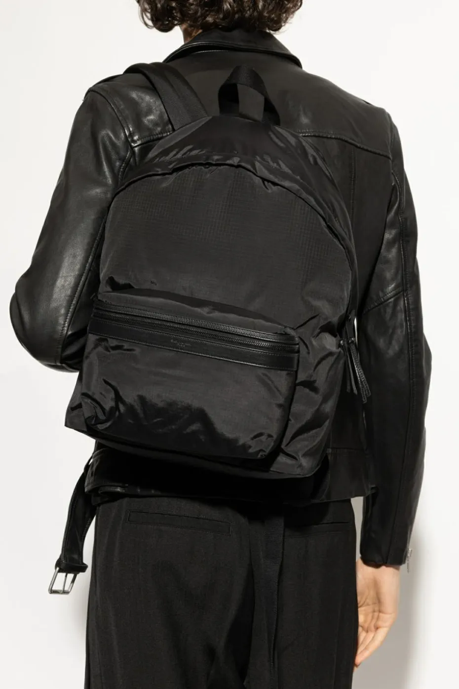 Saint Laurent CZARNY Plecak `City`