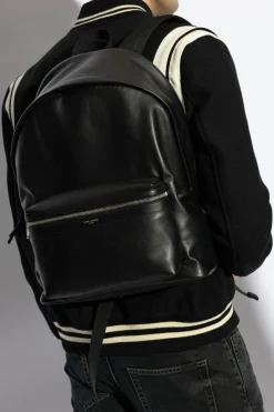 Saint Laurent CZARNY Plecak ‘City’