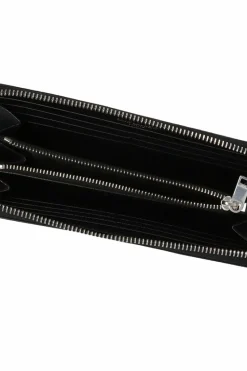 Saint Laurent CZARNY Portfel z logo