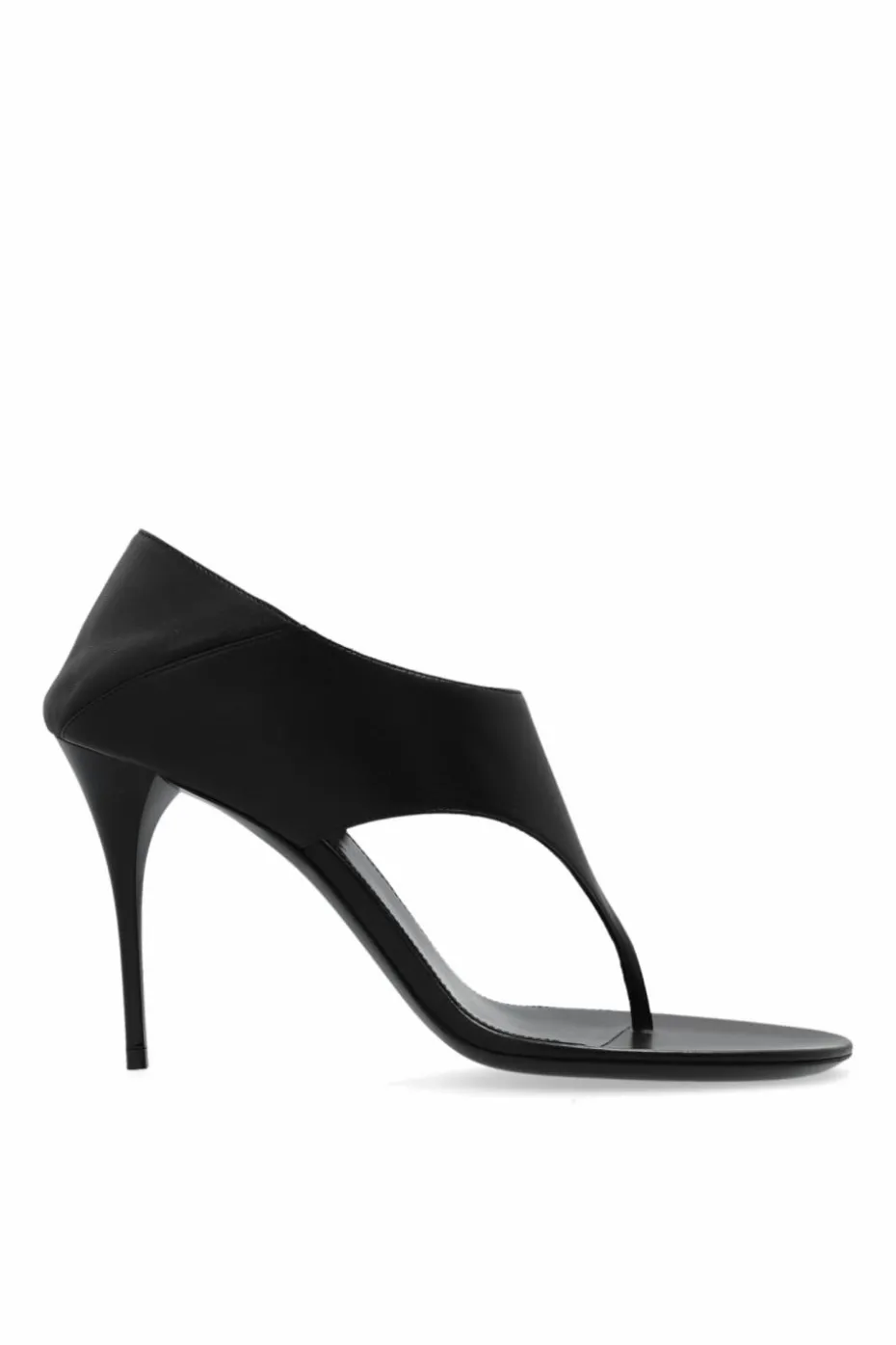Saint Laurent CZARNY Sandały na obcasie `Sand`
