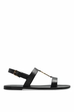 Saint Laurent CZARNY Sandały `Cassandre`