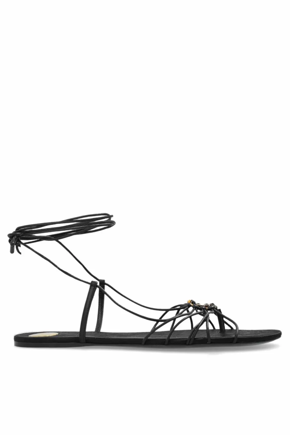 Saint Laurent CZARNY Sandały `Babylone`