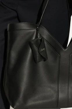 Saint Laurent CZARNY Saszetka z jagnięcej skóry