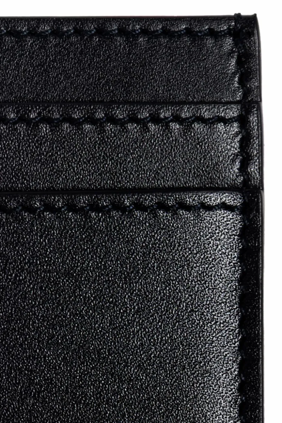 Saint Laurent CZARNY Skórzane etui na karty