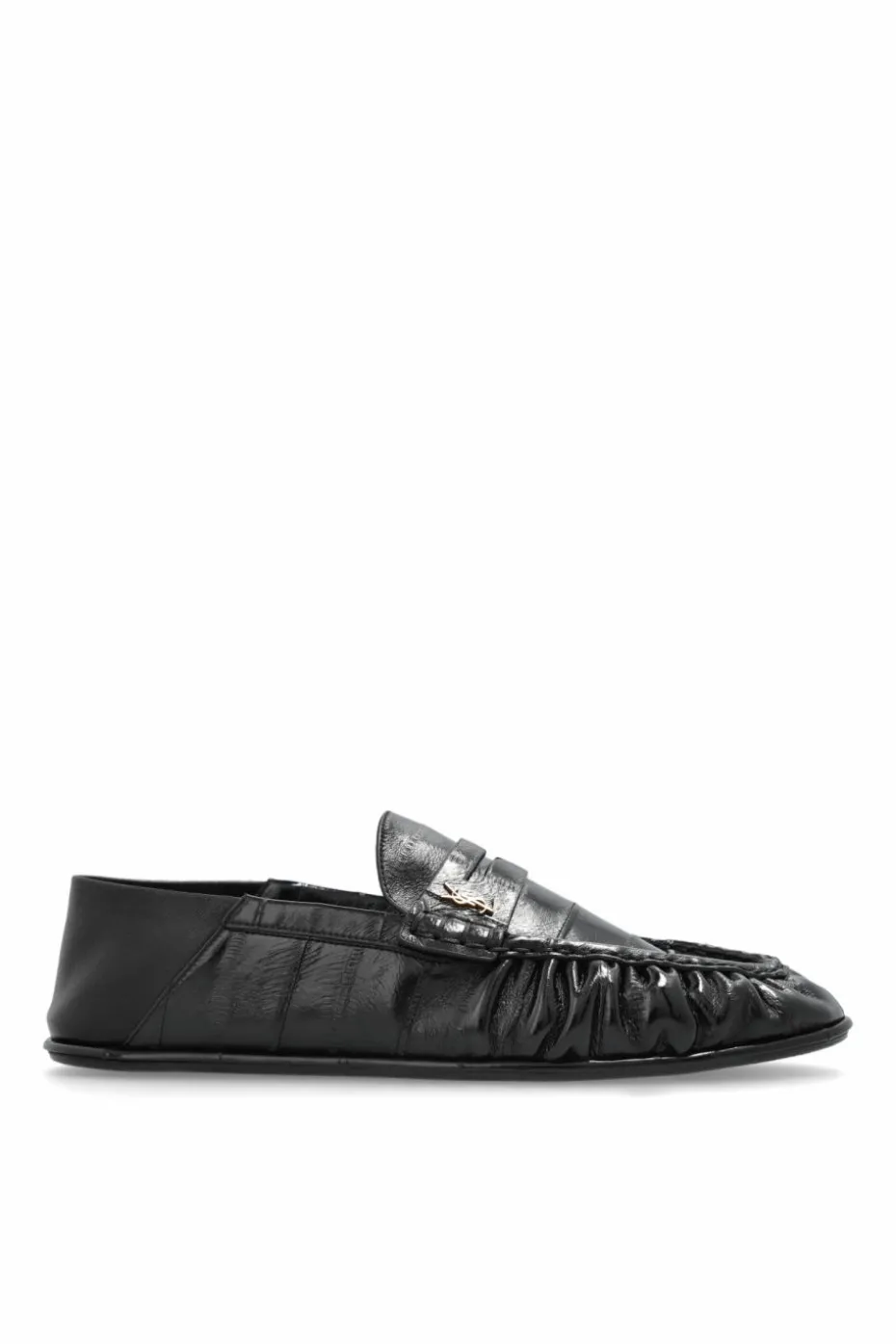 Saint Laurent CZARNY Skórzane buty typu `loafers`
