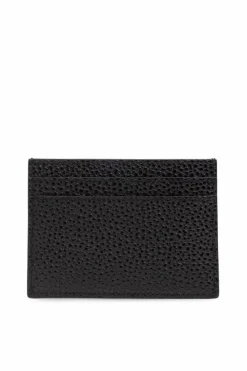 Saint Laurent CZARNY Skórzane etui na karty