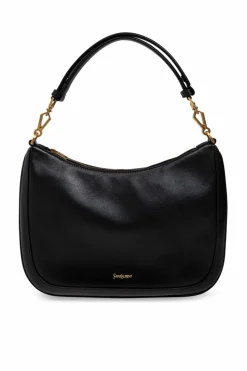 Saint Laurent CZARNY Skórzana torba na ramię
