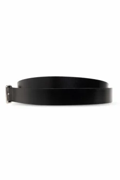 Saint Laurent CZARNY Skórzany pasek