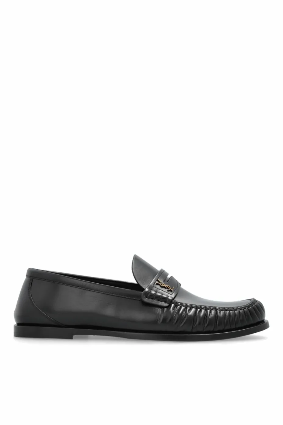 Saint Laurent CZARNY Skórzane buty typu `loafers`