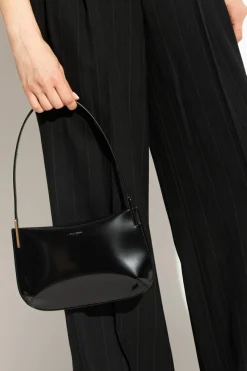 Saint Laurent CZARNY Skórzana torba na ramię