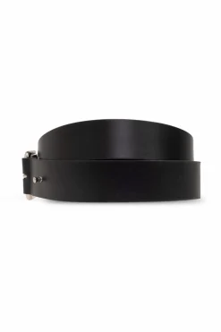 Saint Laurent CZARNY Skórzany pasek