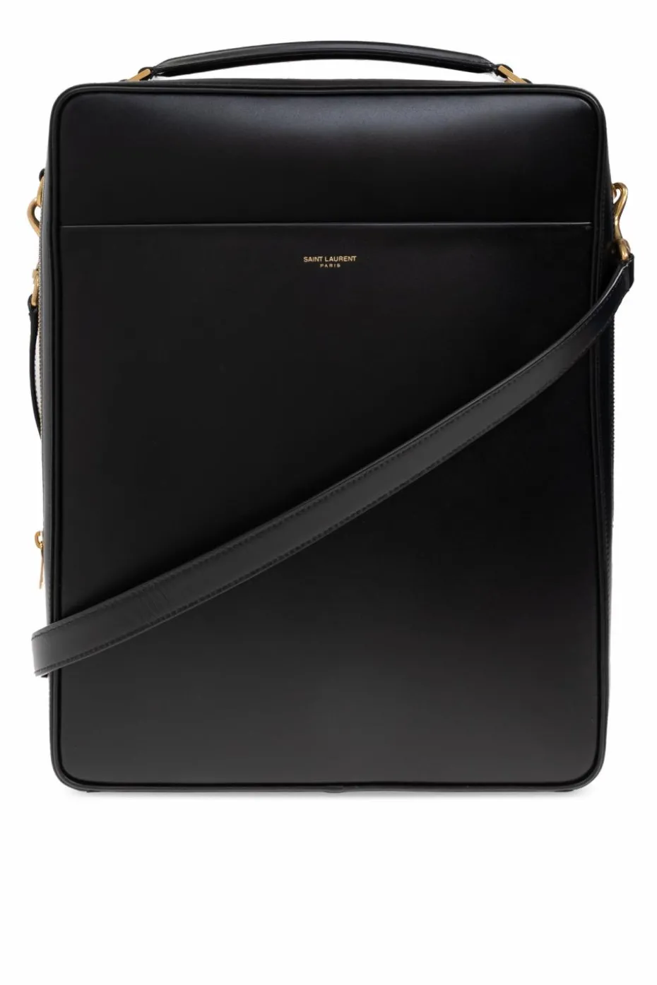 Saint Laurent CZARNY Skórzana torba do ręki