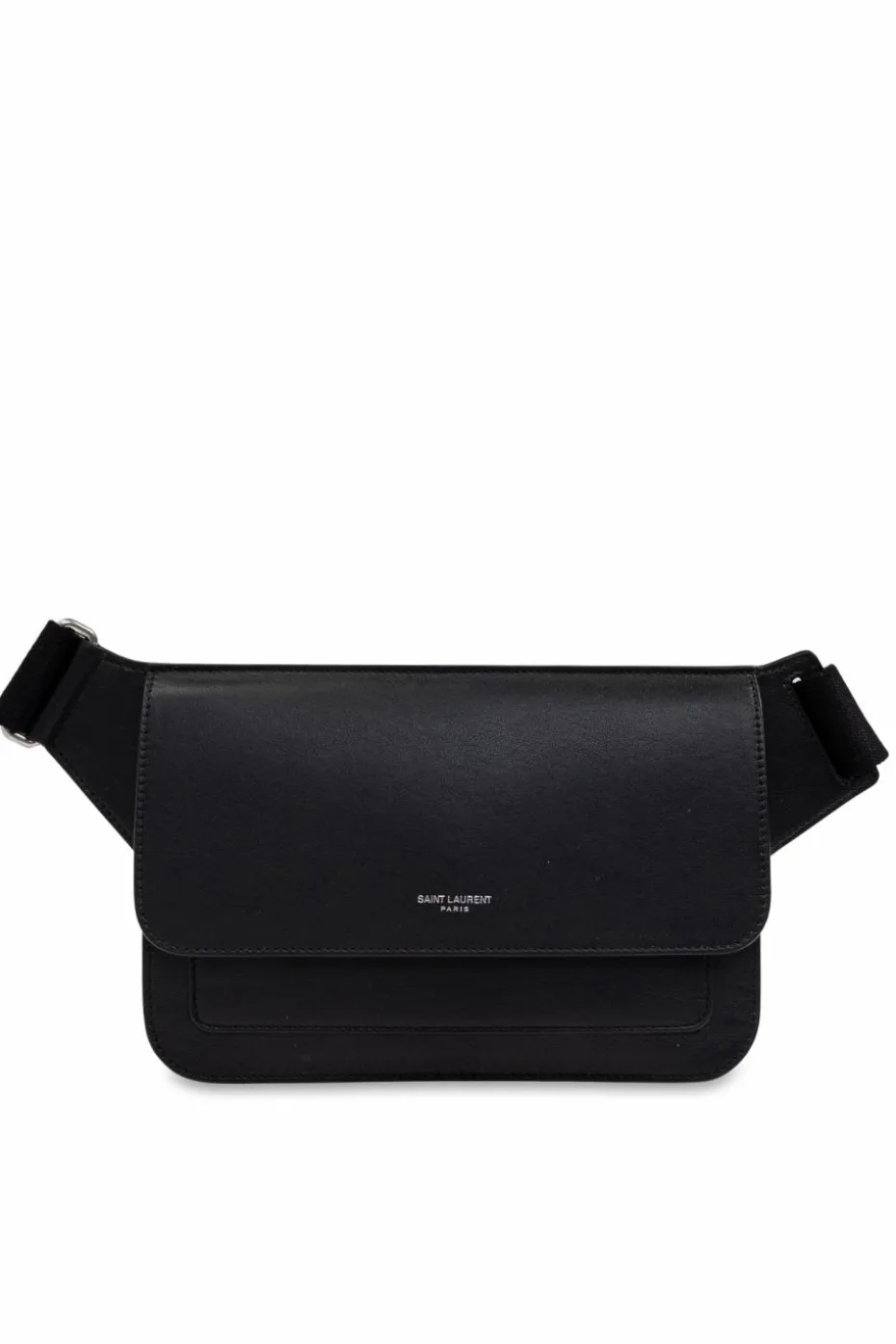 Saint Laurent CZARNY Skórzana torba na pas