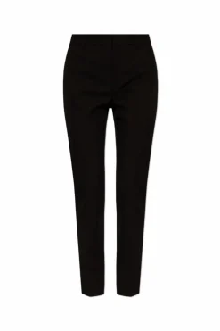 Saint Laurent CZARNY Spodnie w kant