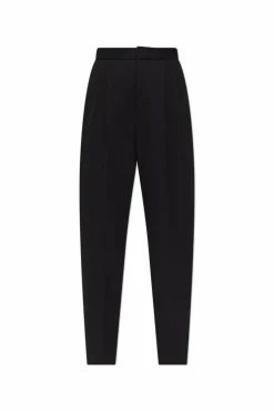 Saint Laurent CZARNY Spodnie w kant